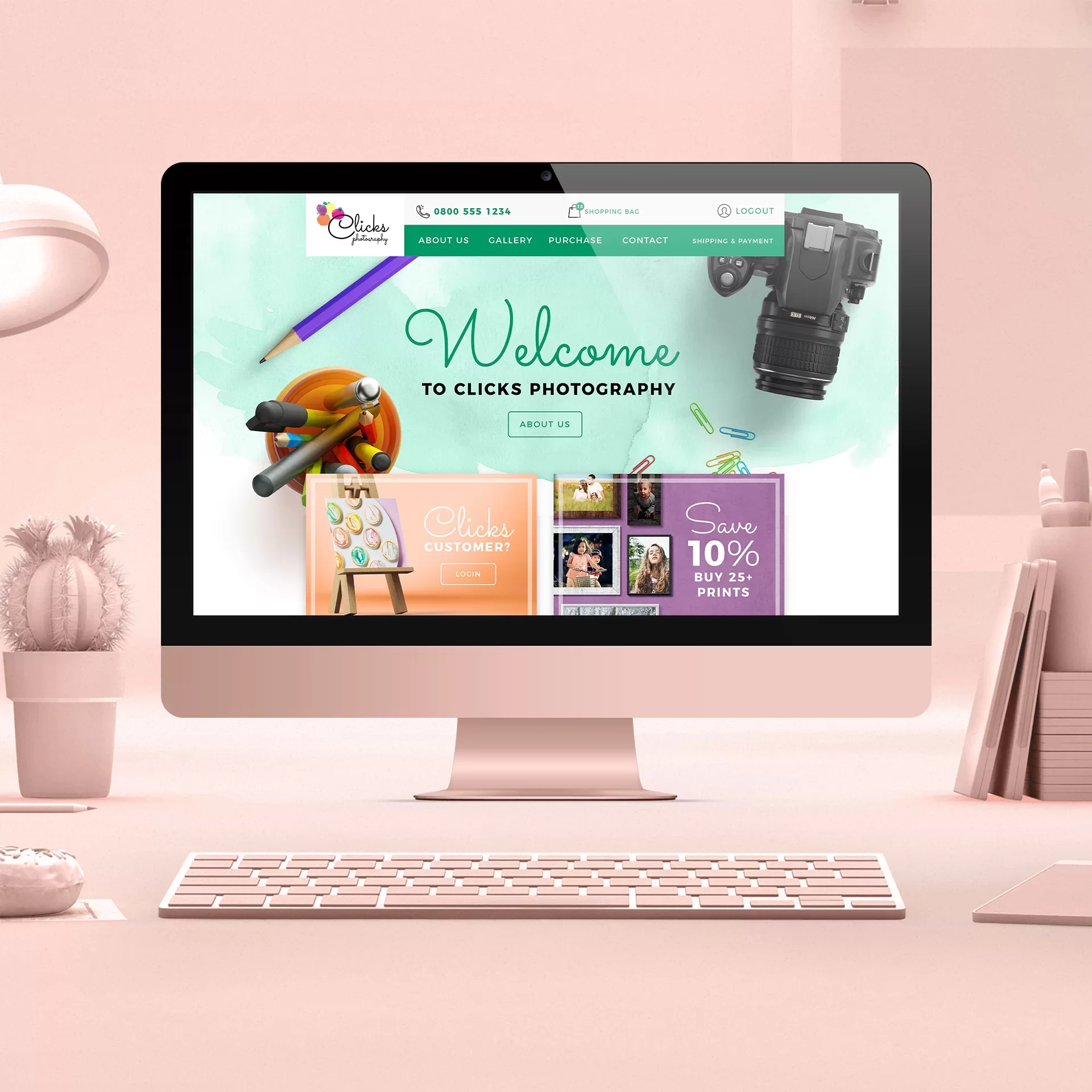 Clicks Photography Website